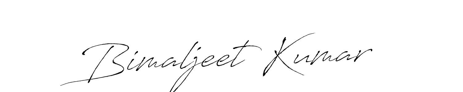 Design your own signature with our free online signature maker. With this signature software, you can create a handwritten (Antro_Vectra) signature for name Bimaljeet Kumar. Bimaljeet Kumar signature style 6 images and pictures png