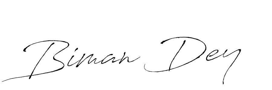 Create a beautiful signature design for name Biman Dey. With this signature (Antro_Vectra) fonts, you can make a handwritten signature for free. Biman Dey signature style 6 images and pictures png