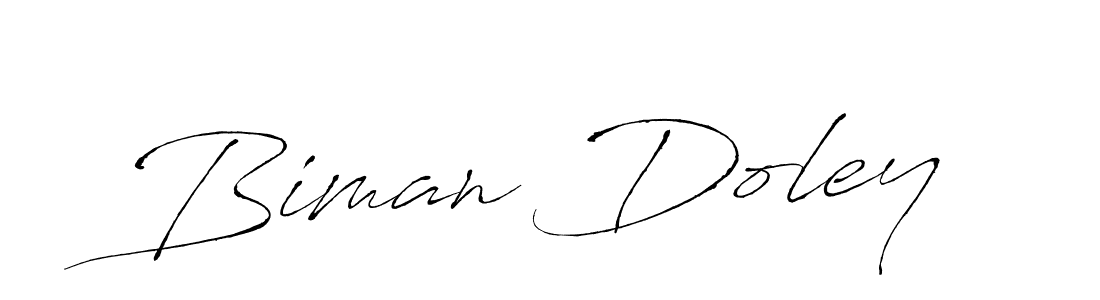 Use a signature maker to create a handwritten signature online. With this signature software, you can design (Antro_Vectra) your own signature for name Biman Doley. Biman Doley signature style 6 images and pictures png