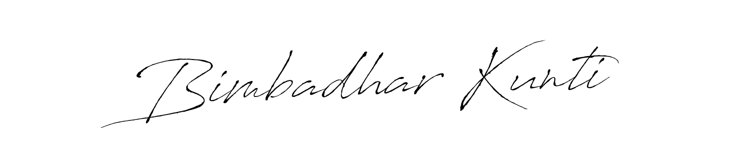 Similarly Antro_Vectra is the best handwritten signature design. Signature creator online .You can use it as an online autograph creator for name Bimbadhar Kunti. Bimbadhar Kunti signature style 6 images and pictures png