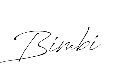 Design your own signature with our free online signature maker. With this signature software, you can create a handwritten (Antro_Vectra) signature for name Bimbi. Bimbi signature style 6 images and pictures png