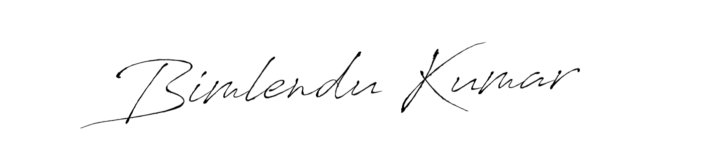 How to make Bimlendu Kumar signature? Antro_Vectra is a professional autograph style. Create handwritten signature for Bimlendu Kumar name. Bimlendu Kumar signature style 6 images and pictures png
