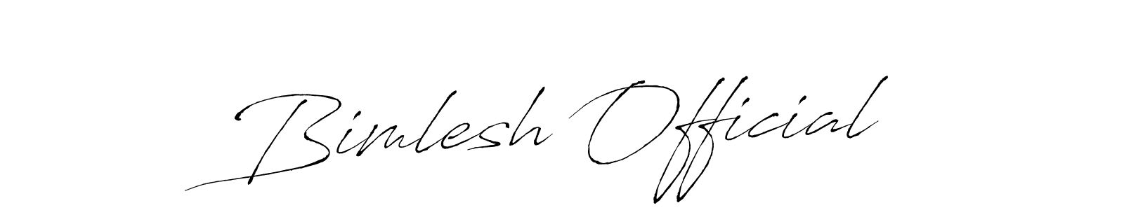 It looks lik you need a new signature style for name Bimlesh Official. Design unique handwritten (Antro_Vectra) signature with our free signature maker in just a few clicks. Bimlesh Official signature style 6 images and pictures png