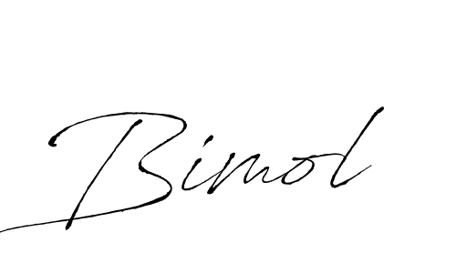 Make a beautiful signature design for name Bimol. With this signature (Antro_Vectra) style, you can create a handwritten signature for free. Bimol signature style 6 images and pictures png