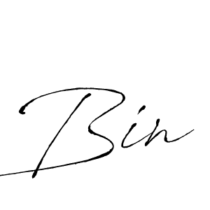 How to Draw Bin signature style? Antro_Vectra is a latest design signature styles for name Bin. Bin signature style 6 images and pictures png