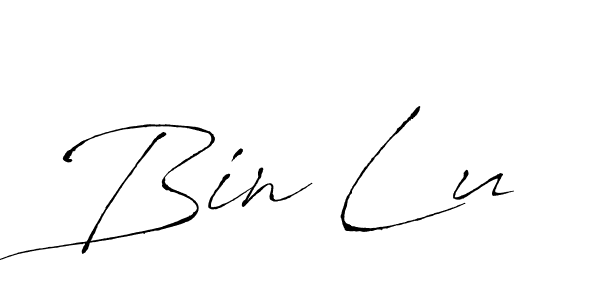 How to make Bin Lu signature? Antro_Vectra is a professional autograph style. Create handwritten signature for Bin Lu name. Bin Lu signature style 6 images and pictures png