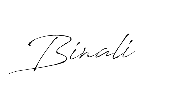 Design your own signature with our free online signature maker. With this signature software, you can create a handwritten (Antro_Vectra) signature for name Binali. Binali signature style 6 images and pictures png