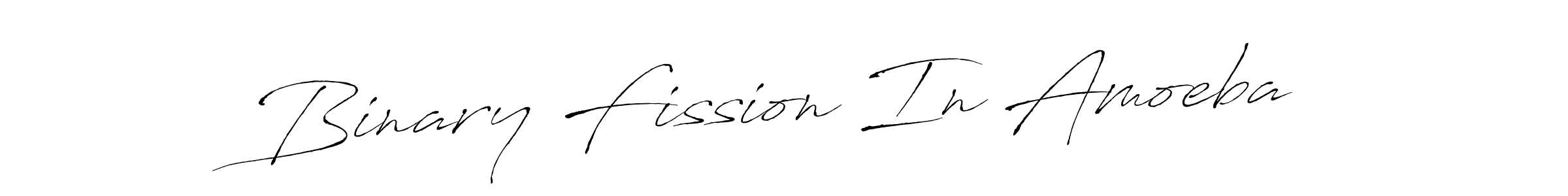 Create a beautiful signature design for name Binary Fission In Amoeba. With this signature (Antro_Vectra) fonts, you can make a handwritten signature for free. Binary Fission In Amoeba signature style 6 images and pictures png