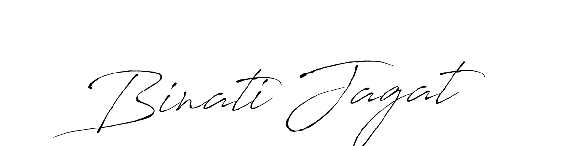 You should practise on your own different ways (Antro_Vectra) to write your name (Binati Jagat) in signature. don't let someone else do it for you. Binati Jagat signature style 6 images and pictures png