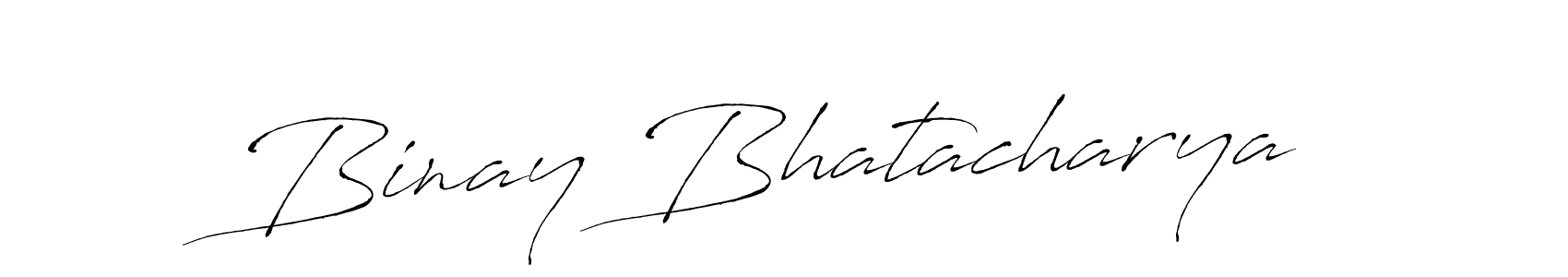 Use a signature maker to create a handwritten signature online. With this signature software, you can design (Antro_Vectra) your own signature for name Binay Bhatacharya. Binay Bhatacharya signature style 6 images and pictures png