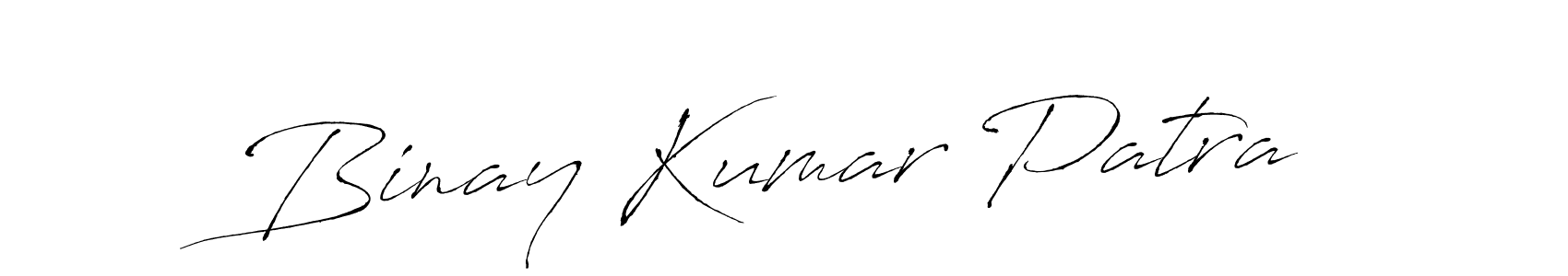 Make a beautiful signature design for name Binay Kumar Patra. With this signature (Antro_Vectra) style, you can create a handwritten signature for free. Binay Kumar Patra signature style 6 images and pictures png