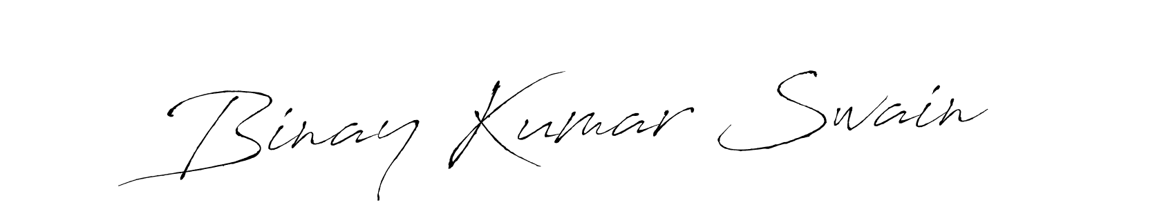 How to make Binay Kumar Swain name signature. Use Antro_Vectra style for creating short signs online. This is the latest handwritten sign. Binay Kumar Swain signature style 6 images and pictures png