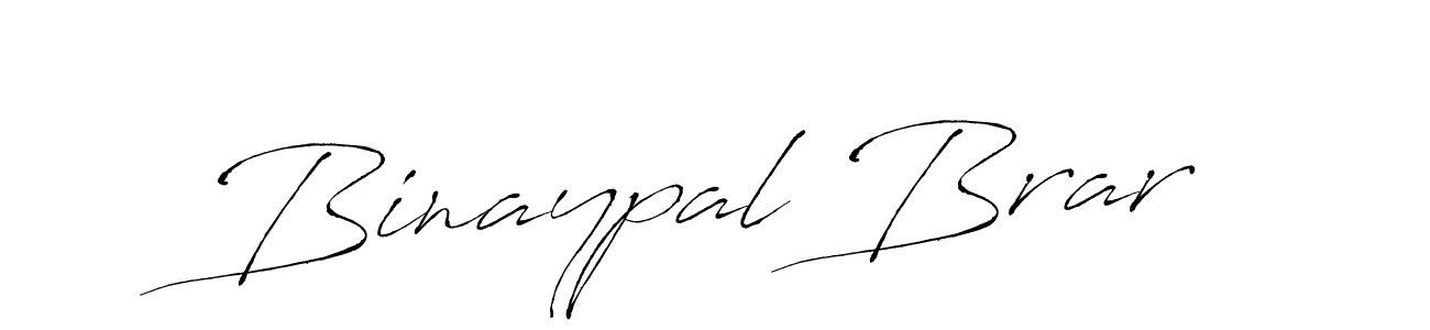 Binaypal Brar stylish signature style. Best Handwritten Sign (Antro_Vectra) for my name. Handwritten Signature Collection Ideas for my name Binaypal Brar. Binaypal Brar signature style 6 images and pictures png