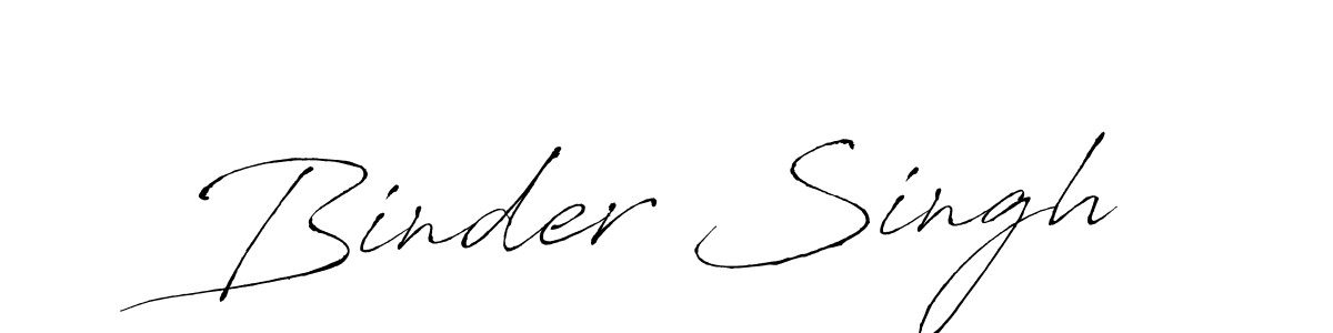 Also we have Binder Singh name is the best signature style. Create professional handwritten signature collection using Antro_Vectra autograph style. Binder Singh signature style 6 images and pictures png