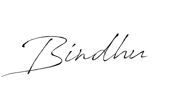 Make a beautiful signature design for name Bindhu. With this signature (Antro_Vectra) style, you can create a handwritten signature for free. Bindhu signature style 6 images and pictures png