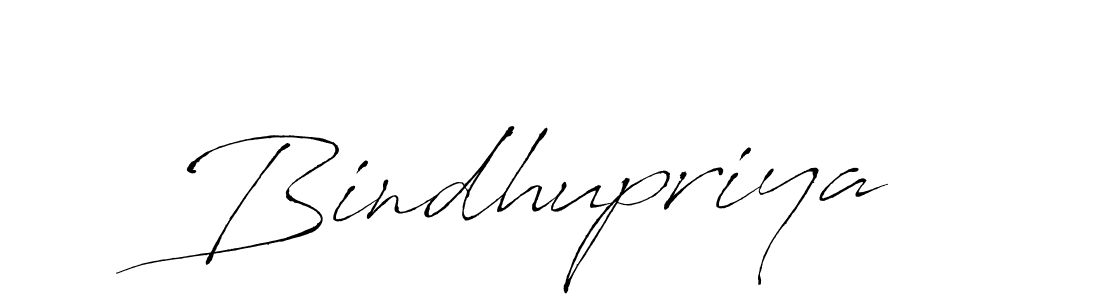 Create a beautiful signature design for name Bindhupriya. With this signature (Antro_Vectra) fonts, you can make a handwritten signature for free. Bindhupriya signature style 6 images and pictures png