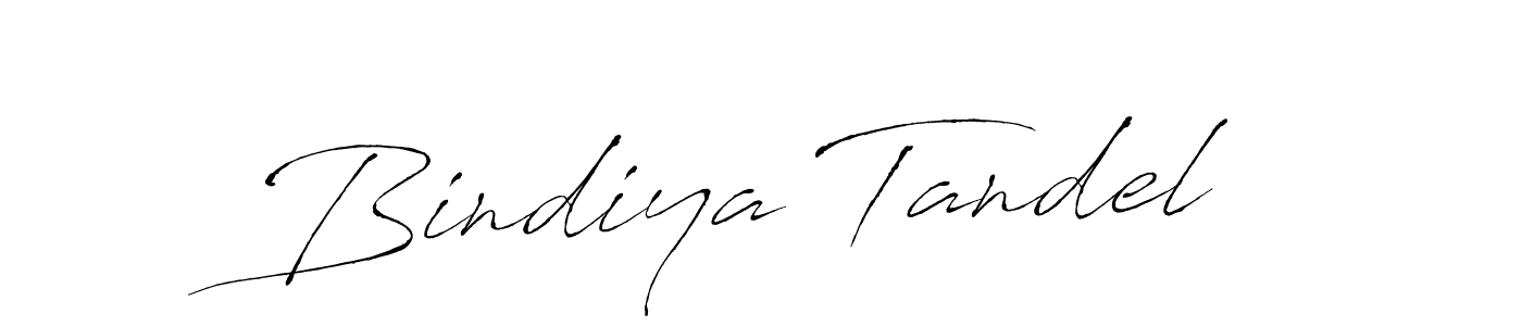 Bindiya Tandel stylish signature style. Best Handwritten Sign (Antro_Vectra) for my name. Handwritten Signature Collection Ideas for my name Bindiya Tandel. Bindiya Tandel signature style 6 images and pictures png