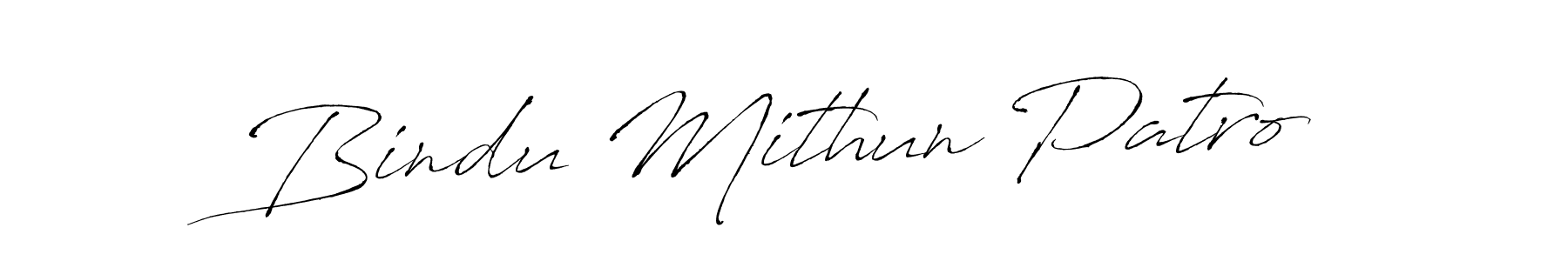 Similarly Antro_Vectra is the best handwritten signature design. Signature creator online .You can use it as an online autograph creator for name Bindu Mithun Patro. Bindu Mithun Patro signature style 6 images and pictures png