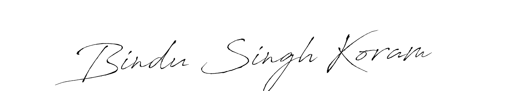 See photos of Bindu Singh Koram official signature by Spectra . Check more albums & portfolios. Read reviews & check more about Antro_Vectra font. Bindu Singh Koram signature style 6 images and pictures png