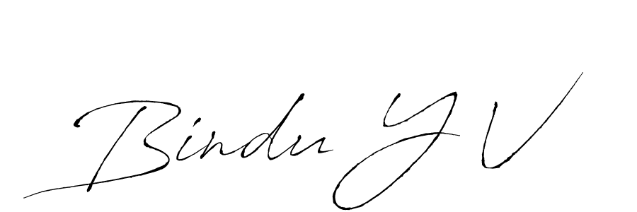Similarly Antro_Vectra is the best handwritten signature design. Signature creator online .You can use it as an online autograph creator for name Bindu Y V. Bindu Y V signature style 6 images and pictures png
