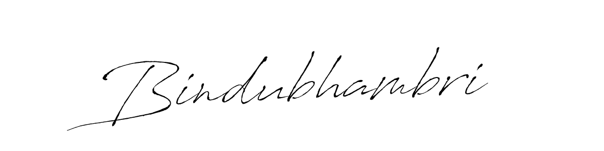 Create a beautiful signature design for name Bindubhambri. With this signature (Antro_Vectra) fonts, you can make a handwritten signature for free. Bindubhambri signature style 6 images and pictures png