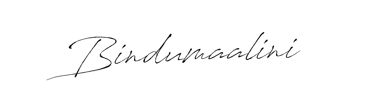 Design your own signature with our free online signature maker. With this signature software, you can create a handwritten (Antro_Vectra) signature for name Bindumaalini. Bindumaalini signature style 6 images and pictures png