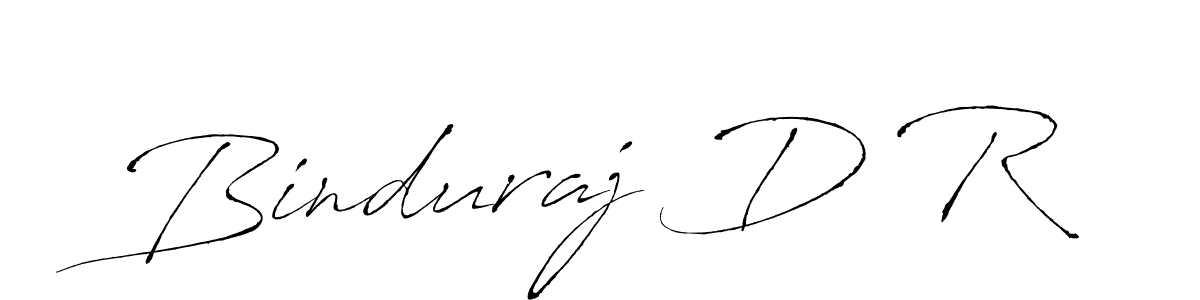 Use a signature maker to create a handwritten signature online. With this signature software, you can design (Antro_Vectra) your own signature for name Binduraj D R. Binduraj D R signature style 6 images and pictures png