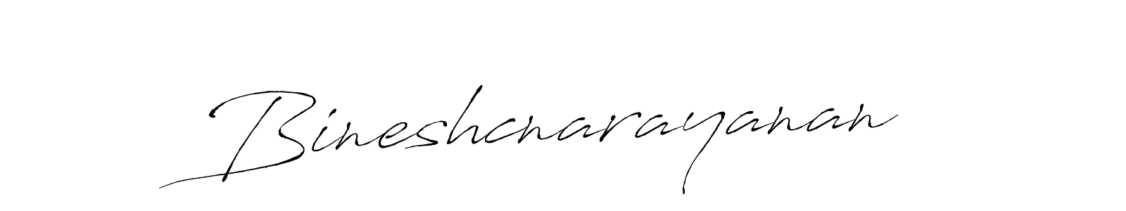 Use a signature maker to create a handwritten signature online. With this signature software, you can design (Antro_Vectra) your own signature for name Bineshcnarayanan. Bineshcnarayanan signature style 6 images and pictures png