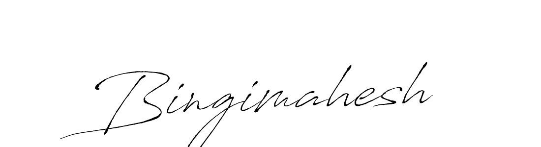 Design your own signature with our free online signature maker. With this signature software, you can create a handwritten (Antro_Vectra) signature for name Bingimahesh. Bingimahesh signature style 6 images and pictures png
