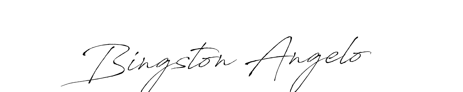 Make a beautiful signature design for name Bingston Angelo. Use this online signature maker to create a handwritten signature for free. Bingston Angelo signature style 6 images and pictures png