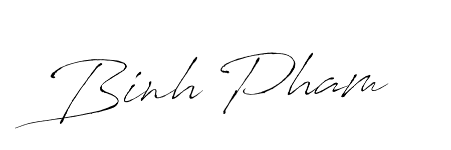 Create a beautiful signature design for name Binh Pham. With this signature (Antro_Vectra) fonts, you can make a handwritten signature for free. Binh Pham signature style 6 images and pictures png