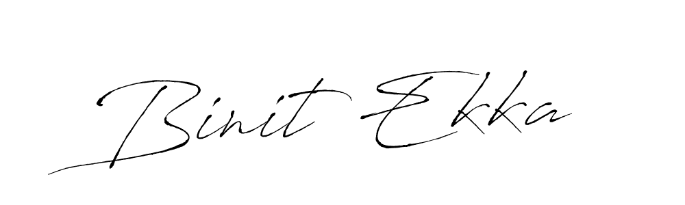 Also we have Binit Ekka name is the best signature style. Create professional handwritten signature collection using Antro_Vectra autograph style. Binit Ekka signature style 6 images and pictures png