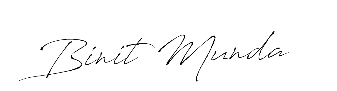 Antro_Vectra is a professional signature style that is perfect for those who want to add a touch of class to their signature. It is also a great choice for those who want to make their signature more unique. Get Binit Munda name to fancy signature for free. Binit Munda signature style 6 images and pictures png