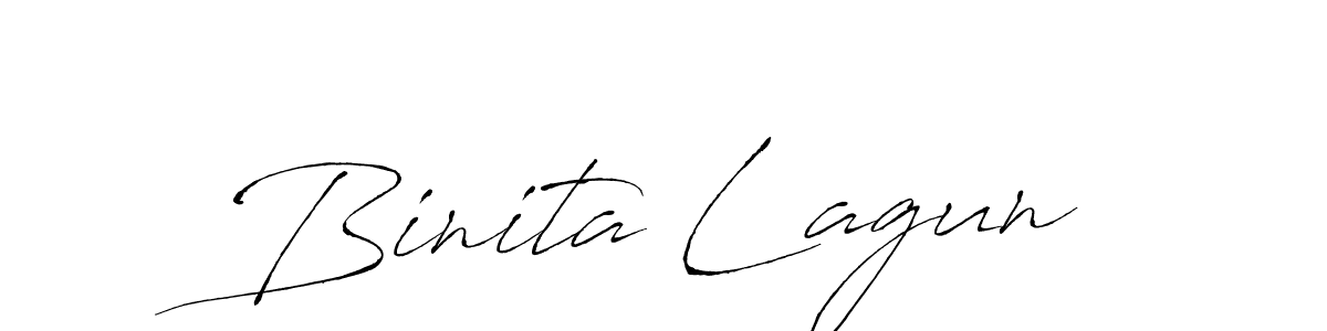 Once you've used our free online signature maker to create your best signature Antro_Vectra style, it's time to enjoy all of the benefits that Binita Lagun name signing documents. Binita Lagun signature style 6 images and pictures png