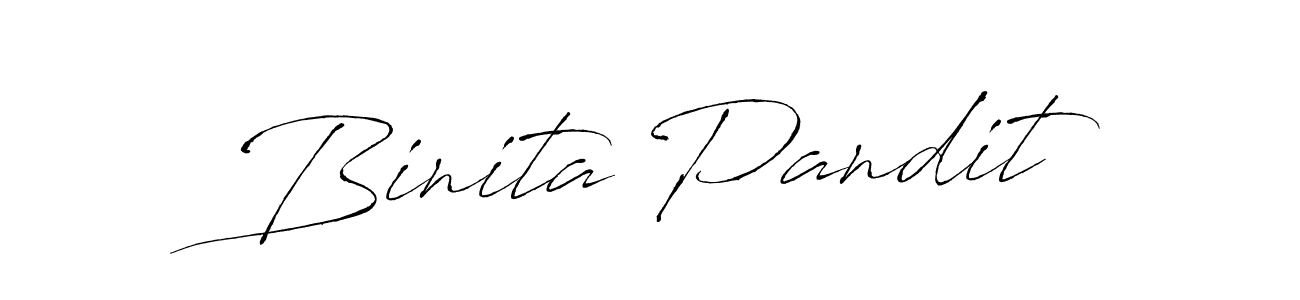 You should practise on your own different ways (Antro_Vectra) to write your name (Binita Pandit) in signature. don't let someone else do it for you. Binita Pandit signature style 6 images and pictures png