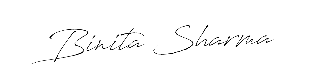 Make a beautiful signature design for name Binita Sharma. Use this online signature maker to create a handwritten signature for free. Binita Sharma signature style 6 images and pictures png