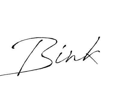 Make a beautiful signature design for name Bink. With this signature (Antro_Vectra) style, you can create a handwritten signature for free. Bink signature style 6 images and pictures png