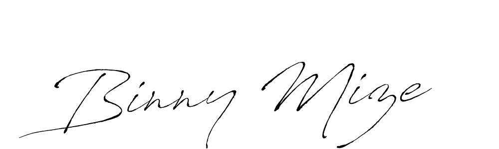 See photos of Binny Mize official signature by Spectra . Check more albums & portfolios. Read reviews & check more about Antro_Vectra font. Binny Mize signature style 6 images and pictures png