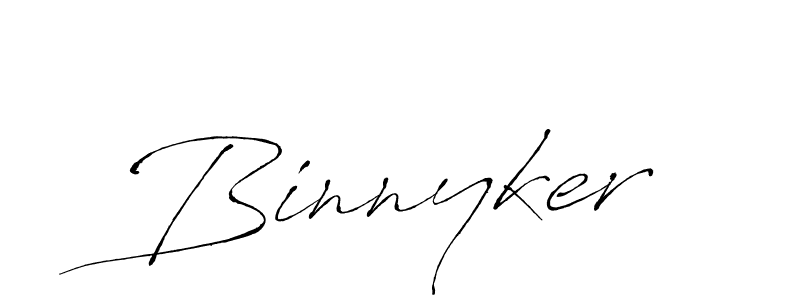 Design your own signature with our free online signature maker. With this signature software, you can create a handwritten (Antro_Vectra) signature for name Binnyker. Binnyker signature style 6 images and pictures png