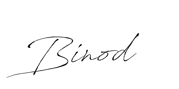 Design your own signature with our free online signature maker. With this signature software, you can create a handwritten (Antro_Vectra) signature for name Binod . Binod  signature style 6 images and pictures png