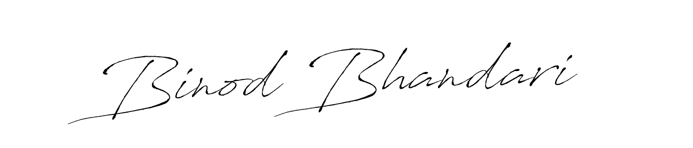 Binod Bhandari stylish signature style. Best Handwritten Sign (Antro_Vectra) for my name. Handwritten Signature Collection Ideas for my name Binod Bhandari. Binod Bhandari signature style 6 images and pictures png