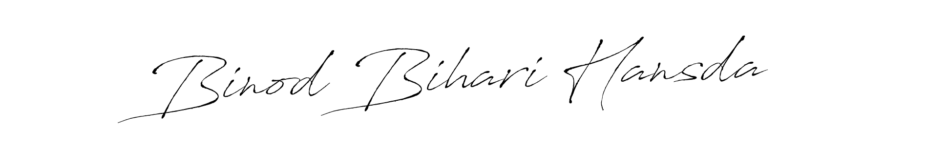 Also You can easily find your signature by using the search form. We will create Binod Bihari Hansda name handwritten signature images for you free of cost using Antro_Vectra sign style. Binod Bihari Hansda signature style 6 images and pictures png