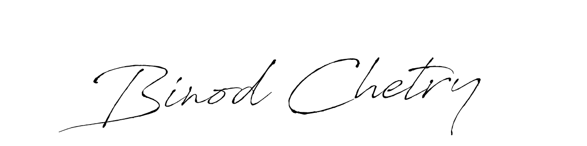 Antro_Vectra is a professional signature style that is perfect for those who want to add a touch of class to their signature. It is also a great choice for those who want to make their signature more unique. Get Binod Chetry name to fancy signature for free. Binod Chetry signature style 6 images and pictures png