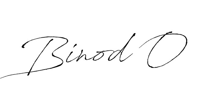 How to make Binod O signature? Antro_Vectra is a professional autograph style. Create handwritten signature for Binod O name. Binod O signature style 6 images and pictures png