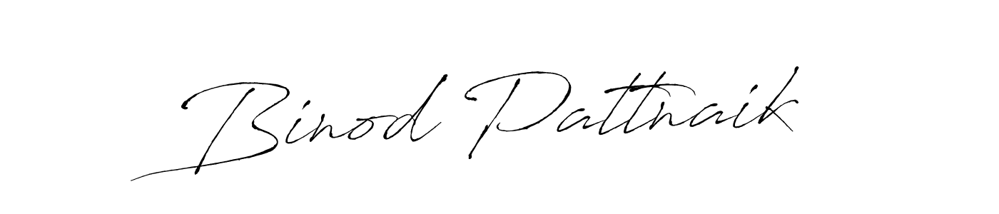 Design your own signature with our free online signature maker. With this signature software, you can create a handwritten (Antro_Vectra) signature for name Binod Pattnaik. Binod Pattnaik signature style 6 images and pictures png