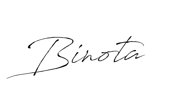 Use a signature maker to create a handwritten signature online. With this signature software, you can design (Antro_Vectra) your own signature for name Binota. Binota signature style 6 images and pictures png