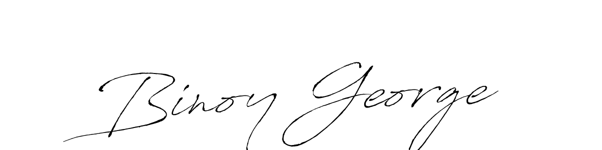 Make a beautiful signature design for name Binoy George. With this signature (Antro_Vectra) style, you can create a handwritten signature for free. Binoy George signature style 6 images and pictures png