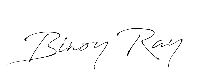 Binoy Ray stylish signature style. Best Handwritten Sign (Antro_Vectra) for my name. Handwritten Signature Collection Ideas for my name Binoy Ray. Binoy Ray signature style 6 images and pictures png