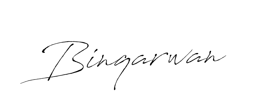 The best way (Antro_Vectra) to make a short signature is to pick only two or three words in your name. The name Binqarwan include a total of six letters. For converting this name. Binqarwan signature style 6 images and pictures png