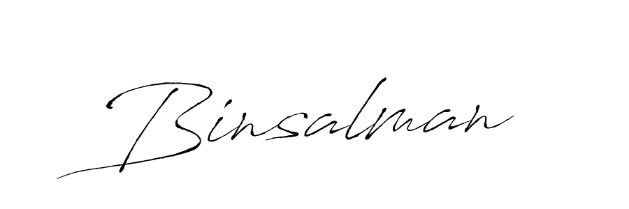 Binsalman stylish signature style. Best Handwritten Sign (Antro_Vectra) for my name. Handwritten Signature Collection Ideas for my name Binsalman. Binsalman signature style 6 images and pictures png